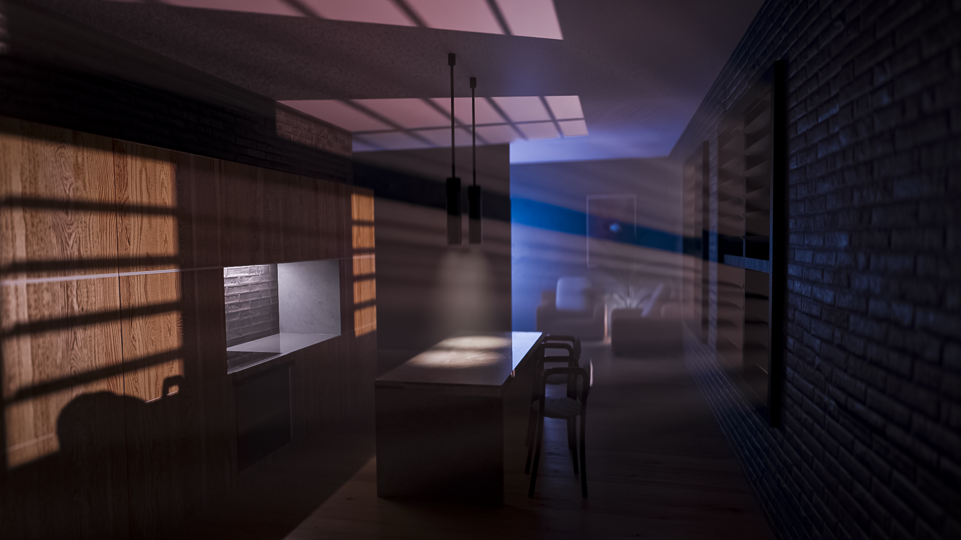 Musky Morning — Lighting & Material Study